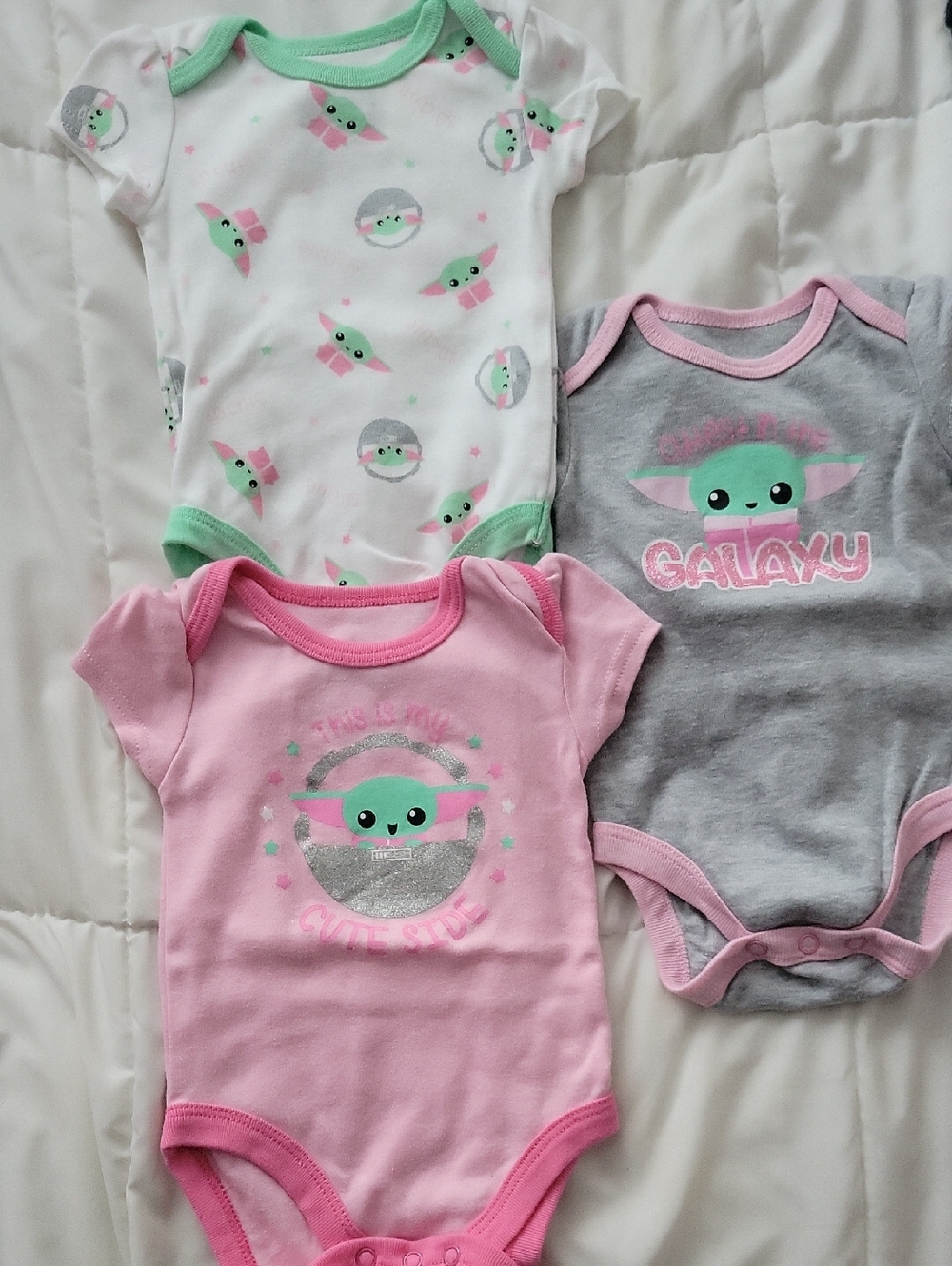 Star Wars Baby One-Piece Bodysuit Set